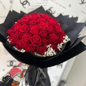 Premium Colombian Red Rose Bouquet Make a lasting impression with our stunning Colombian Red Rose Bouquet, featuring premium long-stem roses renowned for their exceptional beauty, vibrant color, and large, luxurious blooms. Carefully hand-tied by our expert florists, this elegant bouquet is a timeless expression of love, passion, and admiration. Whether you’re celebrating an anniversary, birthday, Valentine’s Day, or simply want to surprise someone special, these exquisite roses create a memorable gift that speaks from the heart. Features • Premium Colombian long-stem red roses • Large, velvety blooms with rich red color • Expertly hand-crafted and beautifully wrapped • Symbol of love, romance, and appreciation • Perfect for anniversaries, birthdays, and special occasions A classic bouquet designed to make every moment unforgettable.